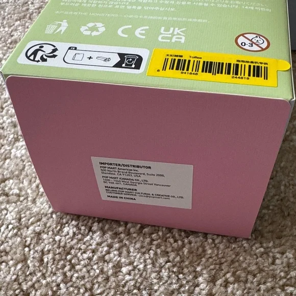 NWT - BRAND NEW The Monsters Exciting Macaron Vinyl Face Plush Pendant - Picture 6 of 8